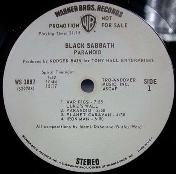 Paranoid - Black Sabbath