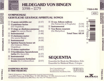 Spiritual Songs - Von Bingen, Hildegard