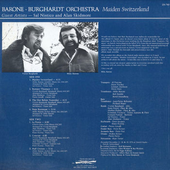 Maiden Switzerland - Barone - Burghardt Orchestra