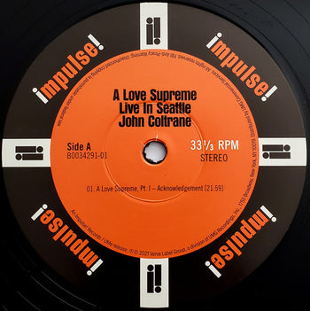 A Love Supreme: Live In Seattle - Coltrane, John