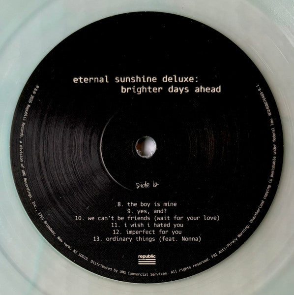 eternal sunshine deluxe: brighter days ahead - Grande, Ariana