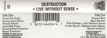 Live - Without Sense - Destruction