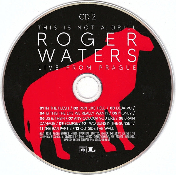 This Is Not A Drill Live From Prague - Waters, Roger