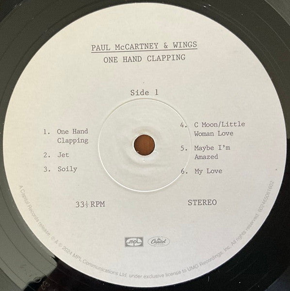 One Hand Clapping - McCartney, Paul & Wings