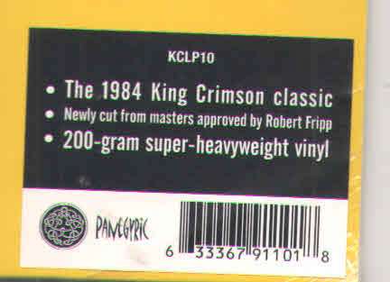 Three Of A Perfect Pair - King Crimson [LP]