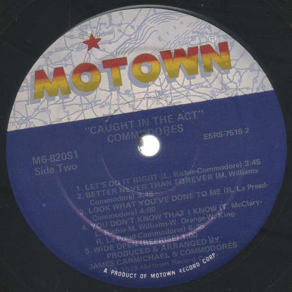 Caught In The Act - Commodores