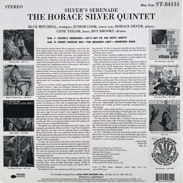 Silver's Serenade - Silver, Horace