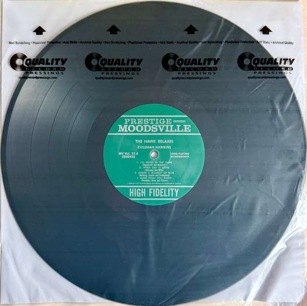 The Hawk Relaxes - Moodsville Acoustic Sounds Series [180g Black - Stoughton tip-on jacket and OBI] - Coleman Hawkins