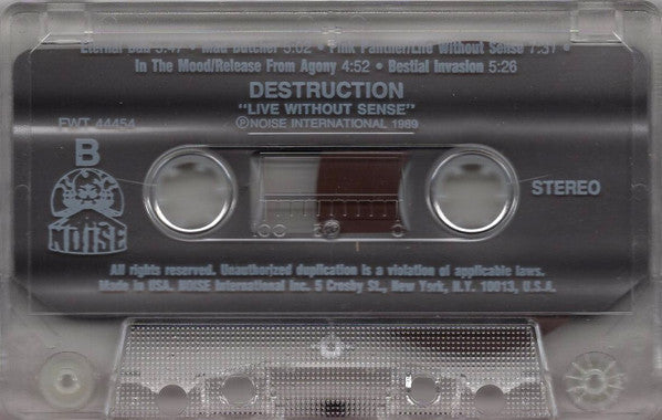 Live - Without Sense - Destruction