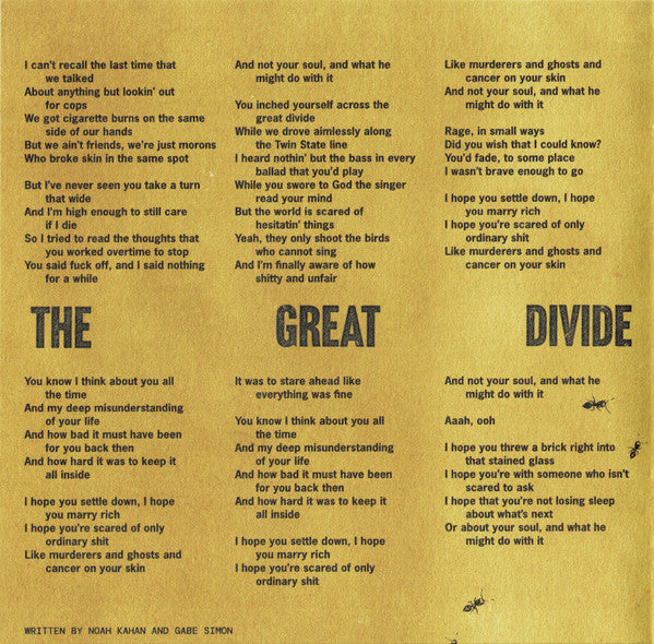 The Great Divide - Kahan, Noah