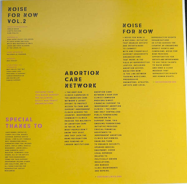 Noise For Now: Volume 2 - Various