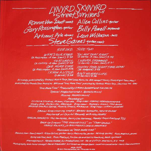 Street Survivors - Lynyrd Skynyrd