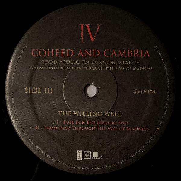 Good Apollo I'M Burning Star Iv Volume One: From F - Coheed And Cambria