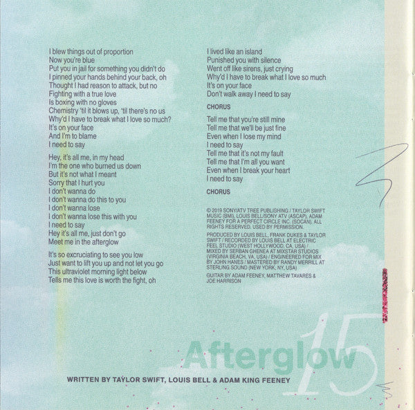 Lover Deluxe Album Version 1 - Swift, Taylor