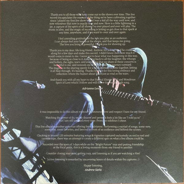 LIVE AT REVOLUTION HALL (RSD) - LENKER,ADRIANNE