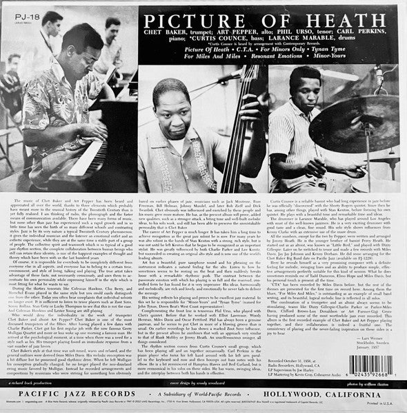 Picture Of Heath - Baker, Chet & Art Pepper