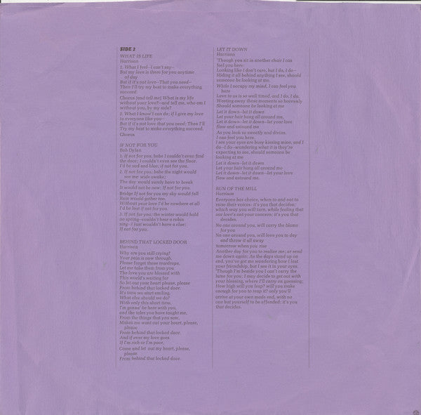 All Things Must Pass - Harrison, George