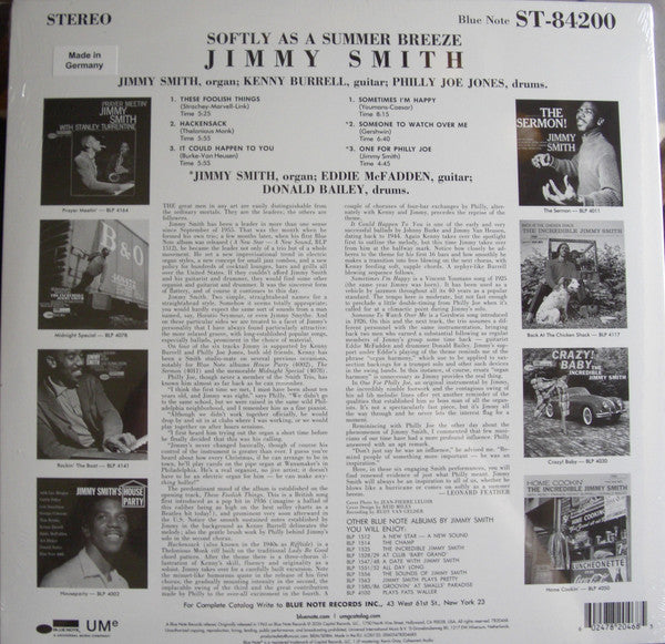 Pre-Order: Softly As A Summer Breeze (Blue Note Classic Vinyl Edition) [LP]