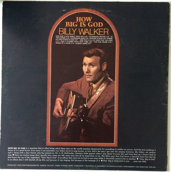 How Big Is God - Walker, Billy