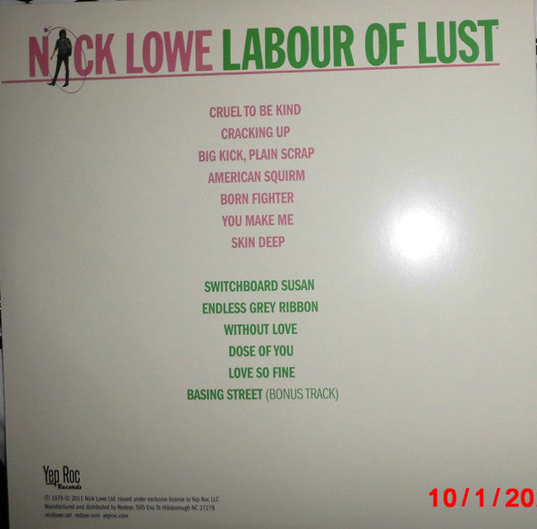 Labour Of Lust - Lowe, Nick
