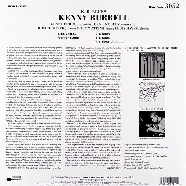 K.B. Blues - Burrell, Kenny