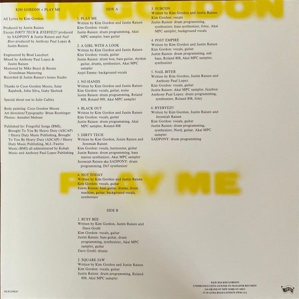 Play Me - Gordon, Kim