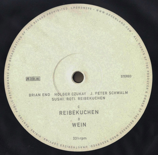 Sushi. Roti. Reibekuchen - Eno, Brian / Czukay, Holger / Schwalm, J.Peter