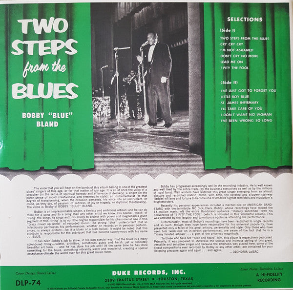 Two Steps From The Blues - Bland, Bobby