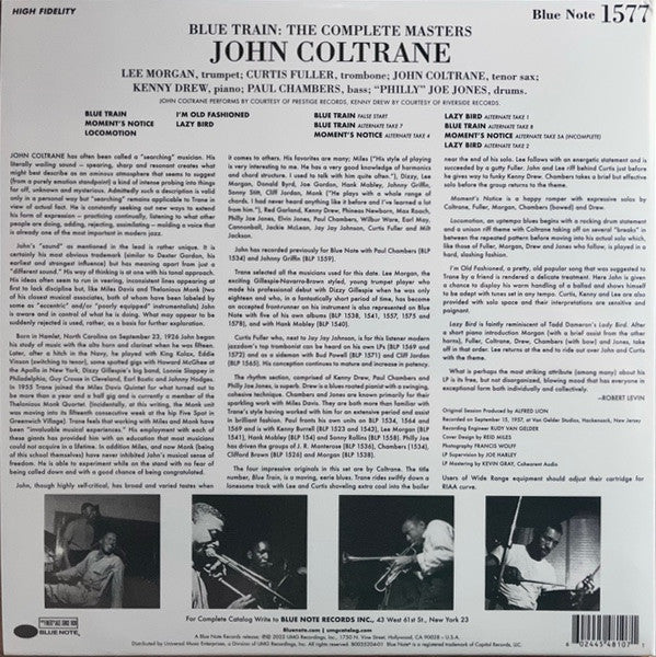 Blue Train - Coltrane, John