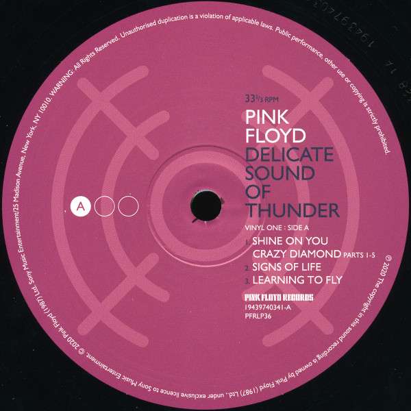 Delicate Sound Of Thunder: Remastered [3LP] - Pink Floyd