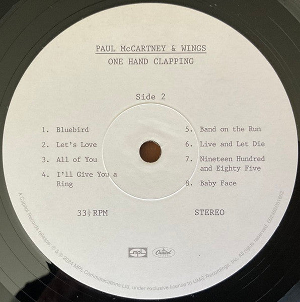 One Hand Clapping - McCartney, Paul & Wings