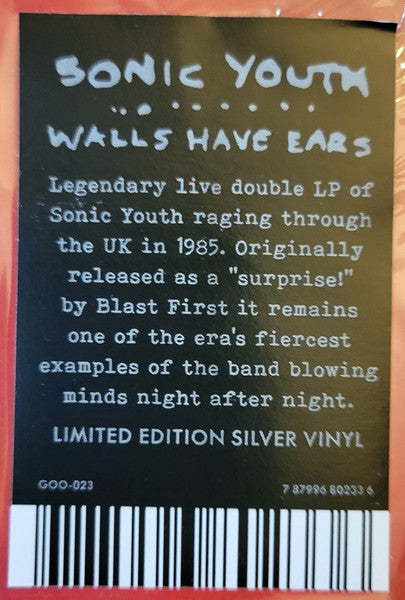 Walls Have Ears - Sonic Youth