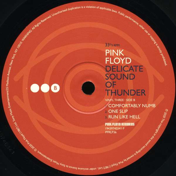 Delicate Sound Of Thunder: Remastered [3LP] - Pink Floyd