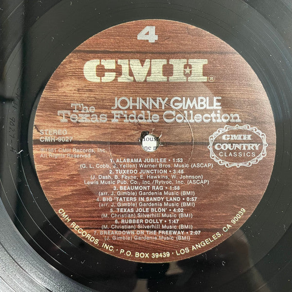 The Texas Fiddle Collection - Gimble, Johnny