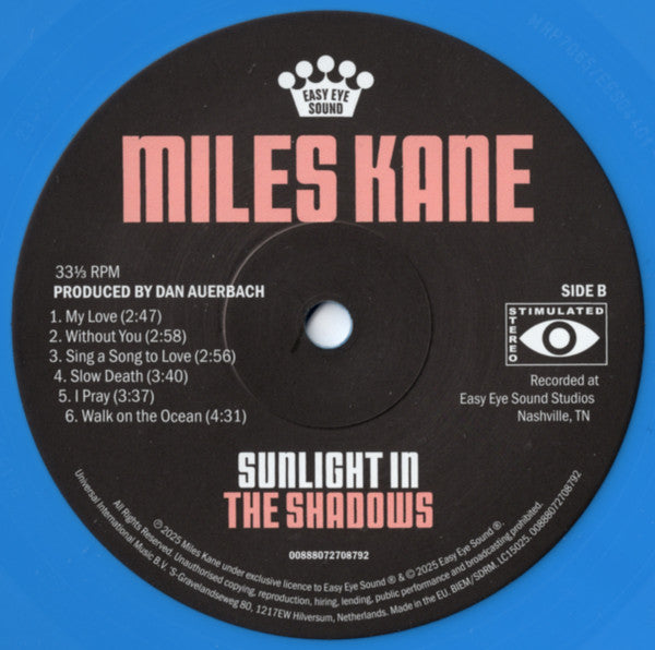 Sunlight In The Shadows - Kane, Miles