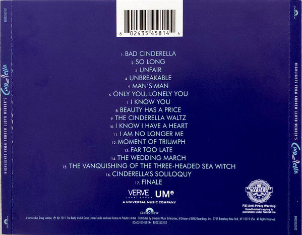 Highlights From Andrew Lloyd Webber's Cinderella - Webber, Andrew Lloyd
