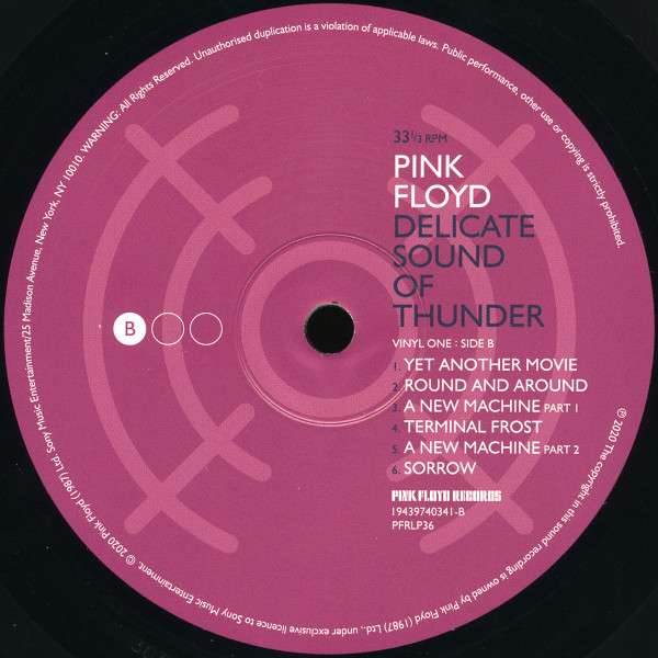 Delicate Sound Of Thunder: Remastered [3LP] - Pink Floyd