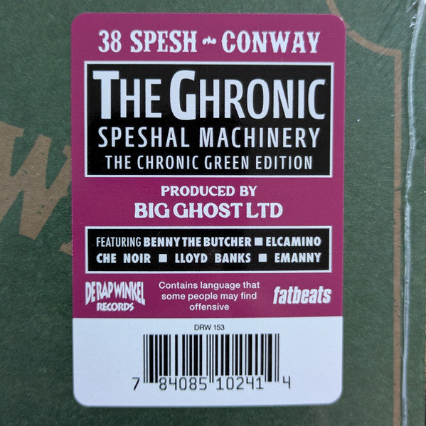 The Ghronic: Speshal Machinery - 38 Spesh / Conway the Machine