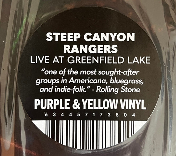 Live At Greenfield Lake - Steep Canyon Rangers