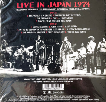 Live In Japan 1974 - War