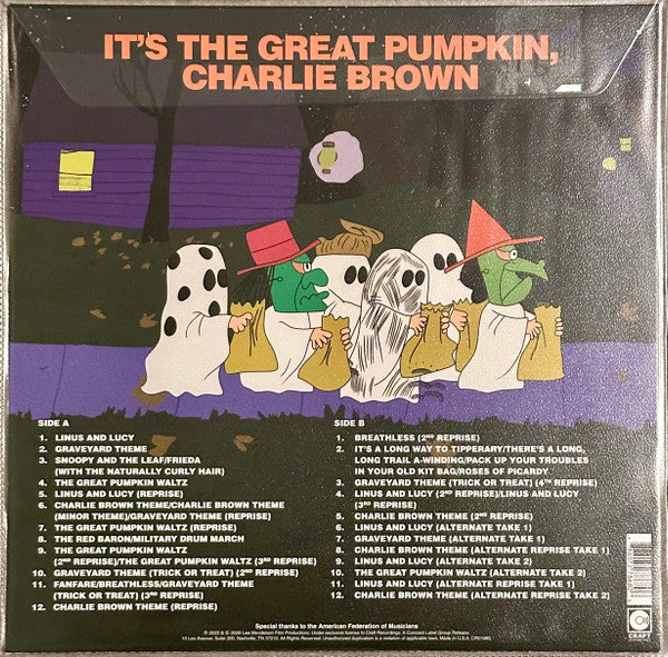 It's the Great Pumpkin, Charlie Brown (zoetrope Vinyl/45rpm) [OST] - Vince Guaraldi