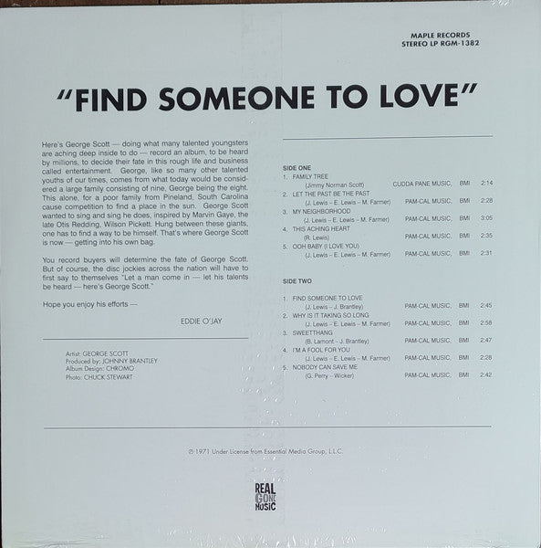 Find Someone To Love - Scott, George