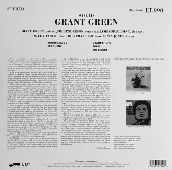 Solid (Blue Note Classic Vinyl Edition) - Green, Grant