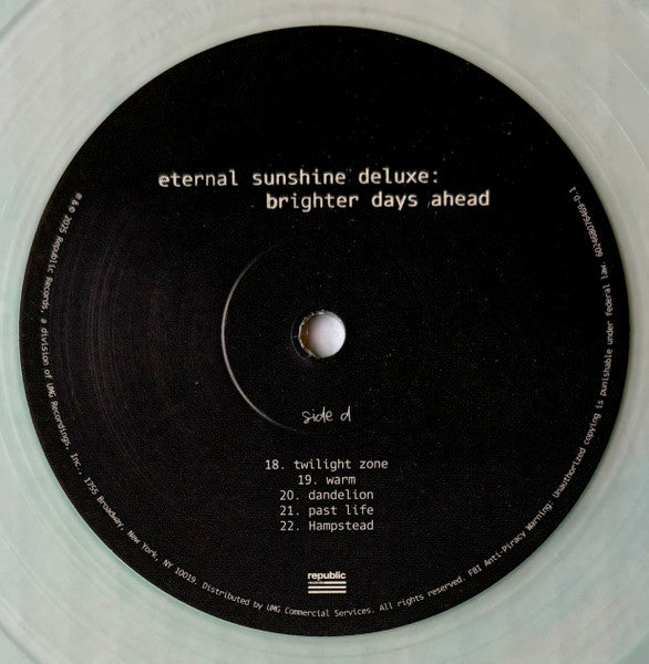 eternal sunshine deluxe: brighter days ahead - Grande, Ariana