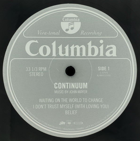 Continuum [Repackaged] [Bonus Track] - John Mayer