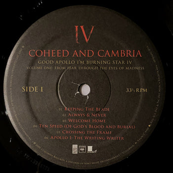 Good Apollo I'M Burning Star Iv Volume One: From F - Coheed And Cambria