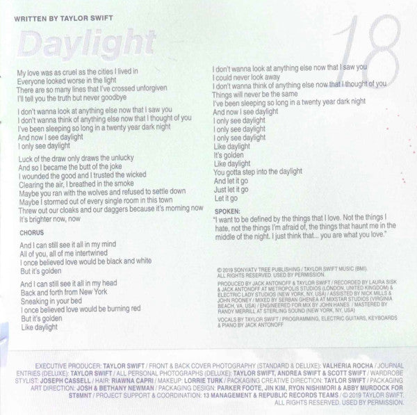 Lover - Taylor Swift