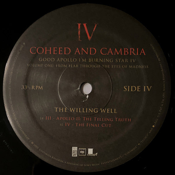 Good Apollo I'M Burning Star Iv Volume One: From F - Coheed And Cambria