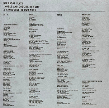 Noble and Godlike in Ruin - Deerhoof
