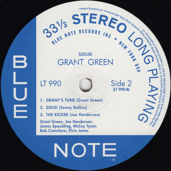 Solid (Blue Note Classic Vinyl Edition) - Green, Grant